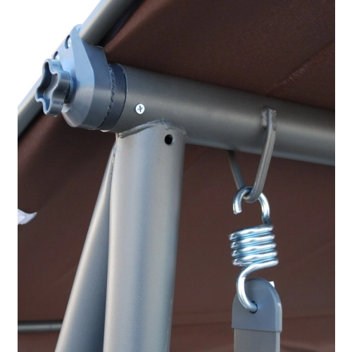 Huśtawka Ogrodowa Wolnostojąca Rozkładana 8011 2w1 Wzór Zielony 8011